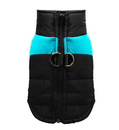 JackiesJackets™ Waterproof Dog Winter Coat with Leash D-Ring (XS–6XL)